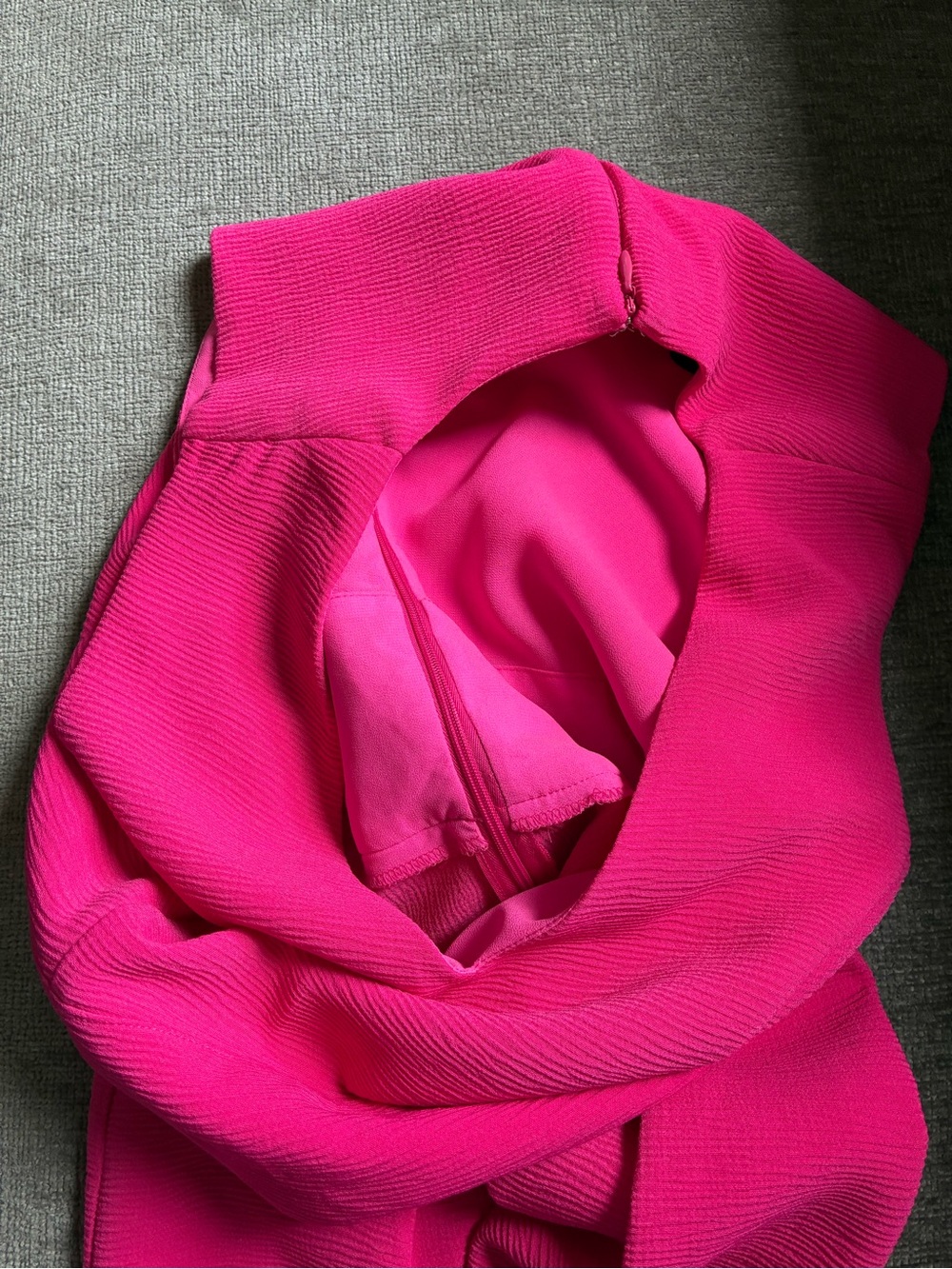 Sugarlips Hot Pink V-Neck Wide-Leg Jumpsuit size:S - Picture 11 of 12
